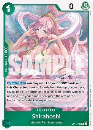 A Fist of Divine Speed  OP11-030 Shirahoshi (030) (OP11-030)  - Foil - Rare