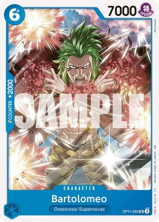 A Fist of Divine Speed  OP11-055 Bartolomeo (OP11-055)  - Uncommon