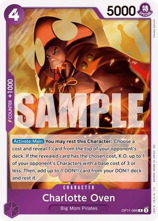 A Fist of Divine Speed  OP11-066 Charlotte Oven (OP11-066)  - Foil - Rare