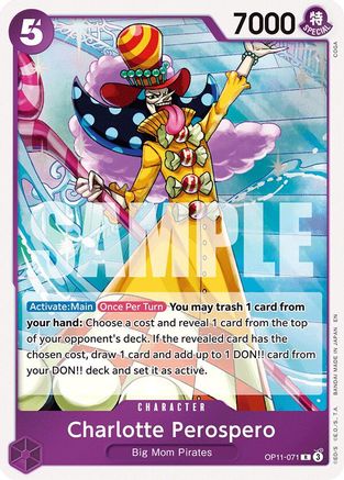 A Fist of Divine Speed  OP11-071 Charlotte Perospero (OP11-071)  - Foil - Rare