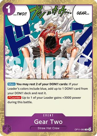 A Fist of Divine Speed  OP11-080 Gear Two (OP11-080)  - Foil - Rare