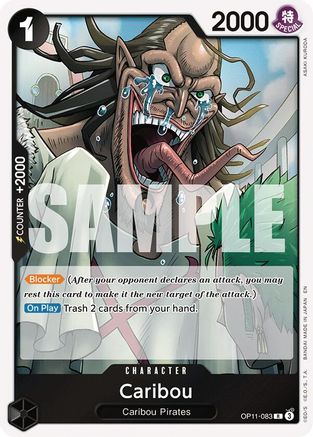 A Fist of Divine Speed  OP11-083 Caribou (OP11-083)  - Foil - Rare