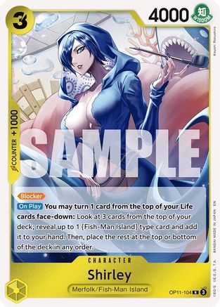 A Fist of Divine Speed  OP11-104 Shirley (OP11-104)  - Foil - Rare
