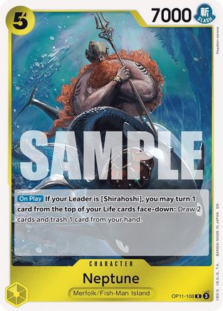 A Fist of Divine Speed  OP11-108 Neptune (OP11-108)  - Foil - Rare