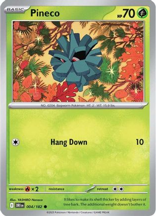 SV10 Destined Rivals  004/182 Pineco  - Common