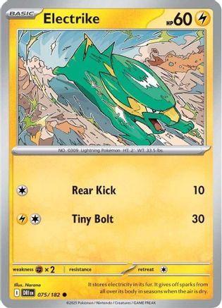SV10 Destined Rivals  075/182 Electrike  - Common
