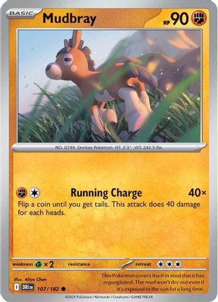 SV10 Destined Rivals  107/182 Mudbray  - Common