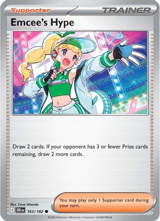 SV10 Destined Rivals  163/182 Emcee's Hype  - Common