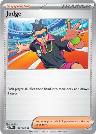 SV10 Destined Rivals  167/182 Judge  - Uncommon