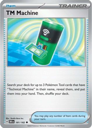 SV10 Destined Rivals  181/182 TM Machine  - Uncommon