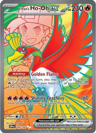 SV10 Destined Rivals  209/182 Ethan's Ho  - Holofoil - Ultra Rare
