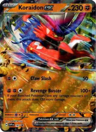 SV Scarlet & Violet Promo Cards  197 Koraidon ex  - Holofoil - Promo