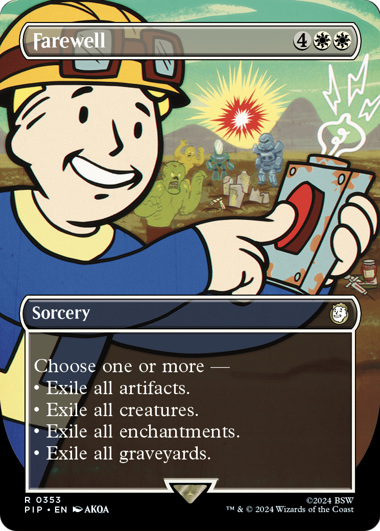 Fallout - (PIP-353) - Farewell (Borderless) (Borderless) Foil