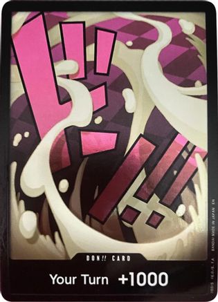 A Fist of Divine Speed  DON!! Card (Katakuri) (Double Pack Set Vol. 7)  - Foil - DON!!