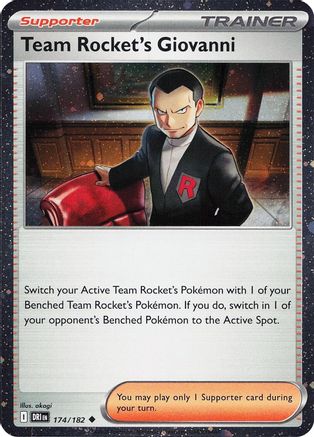 Miscellaneous Cards & Products  174 Team Rocket's Giovanni (Cosmos Holo)  - Holofoil - Uncommon