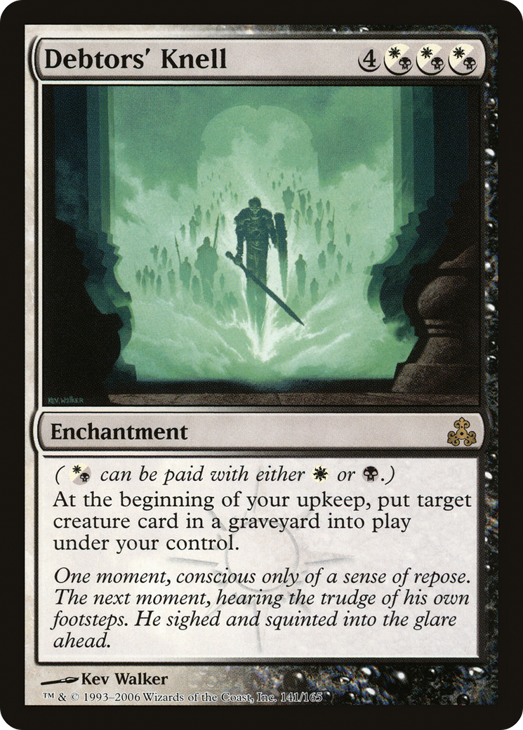 Guildpact - (GPT-141) - Debtors' Knell Foil