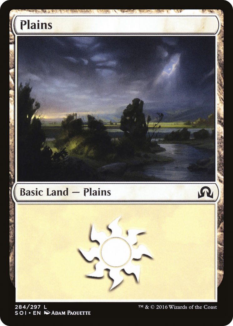 Shadows over Innistrad - (SOI-284) - Plains (284) Foil