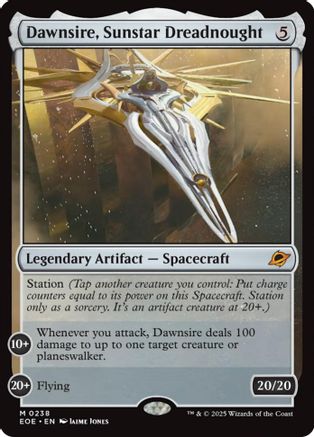 Edge of Eternities - (EOE-238) - Dawnsire, Sunstar Dreadnought Foil