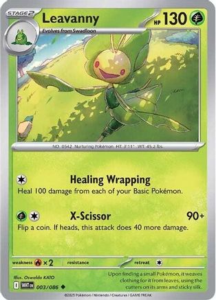 SV White Flare  003/086 Leavanny  - Uncommon