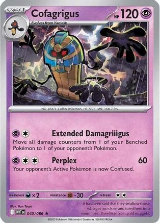 SV White Flare  040/086 Cofagrigus  - Holofoil - Rare