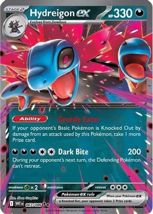 SV White Flare  067/086 Hydreigon ex  - Holofoil - Double Rare