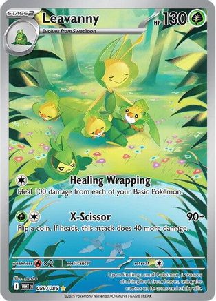 SV White Flare  089/086 Leavanny  - Holofoil - Illustration Rare