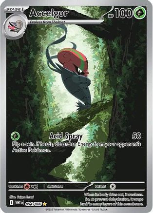 SV White Flare  094/086 Accelgor  - Holofoil - Illustration Rare