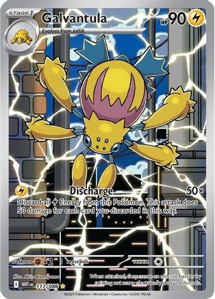 SV White Flare  117/086 Galvantula  - Holofoil - Illustration Rare