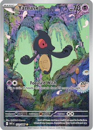 SV White Flare  122/086 Yamask  - Holofoil - Illustration Rare