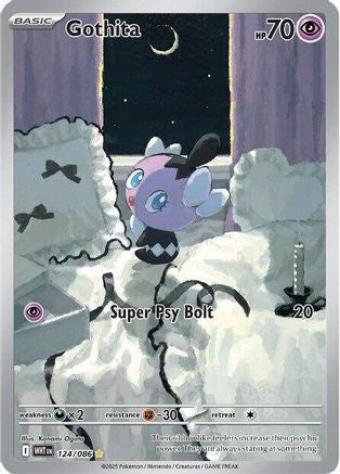 SV White Flare  124/086 Gothita  - Holofoil - Illustration Rare