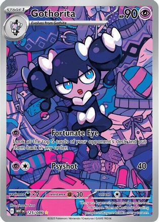 SV White Flare  125/086 Gothorita  - Holofoil - Illustration Rare