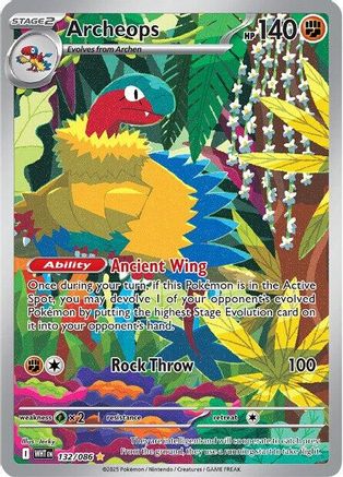 SV White Flare  132/086 Archeops  - Holofoil - Illustration Rare