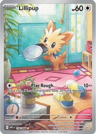 SV White Flare  154/086 Lillipup  - Holofoil - Illustration Rare
