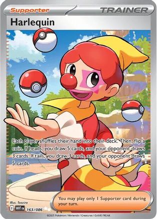 SV White Flare  163/086 Harlequin  - Holofoil - Ultra Rare