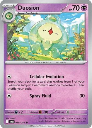 SV Black Bolt  038/086 Duosion  - Common