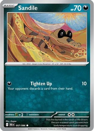 SV Black Bolt  057/086 Sandile  - Common
