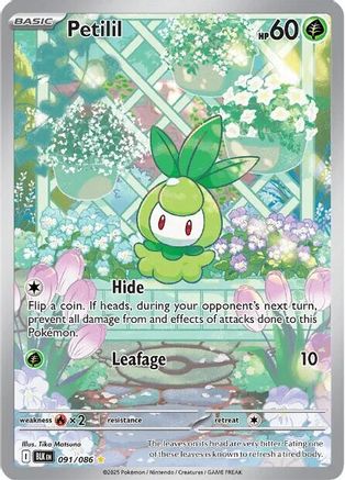 SV Black Bolt  091/086 Petilil  - Holofoil - Illustration Rare