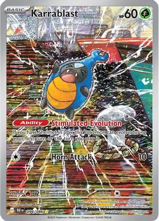 SV Black Bolt  094/086 Karrablast  - Holofoil - Illustration Rare