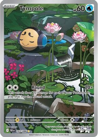 SV Black Bolt  103/086 Tympole  - Holofoil - Illustration Rare
