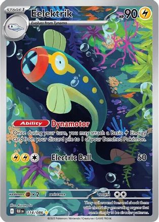 SV Black Bolt  114/086 Eelektrik  - Holofoil - Illustration Rare