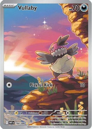 SV White Flare  144/086 Vullaby  - Holofoil - Illustration Rare