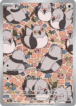 SV Black Bolt  148/086 Pidove  - Holofoil - Illustration Rare