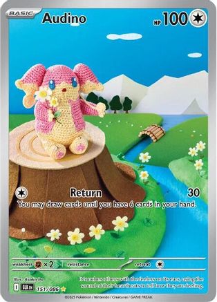 SV Black Bolt  151/086 Audino  - Holofoil - Illustration Rare