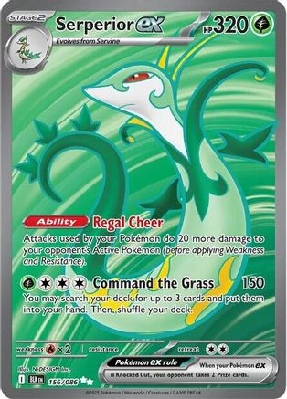 SV Black Bolt  156/086 Serperior ex  - Holofoil - Ultra Rare