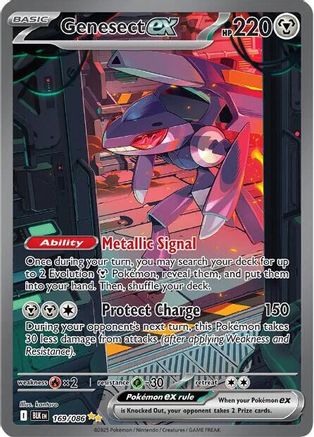 SV Black Bolt  169/086 Genesect ex  - Holofoil - Special Illustration Rare