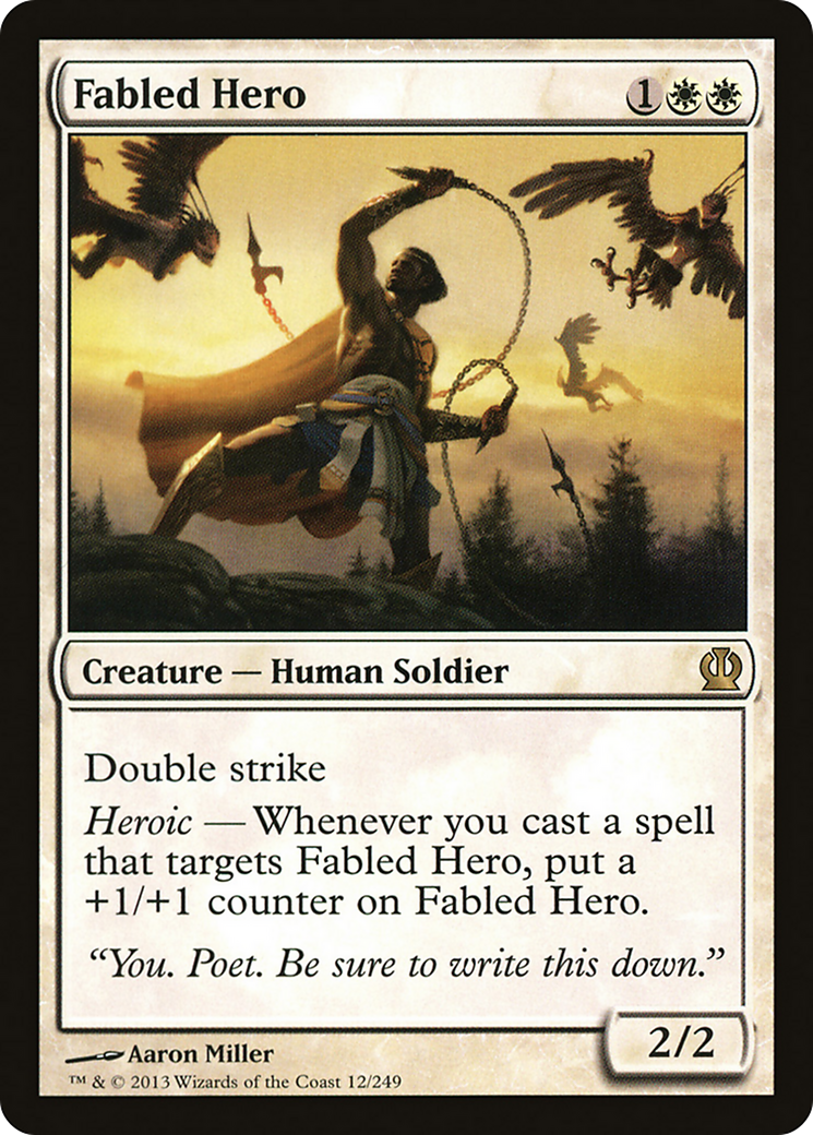 Theros - (THS-012) - Fabled Hero