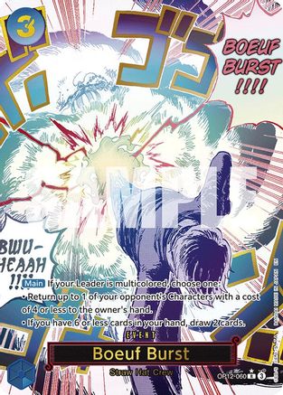 Legacy of the Master  OP12-060 Boeuf Burst (Alternate Art) (OP12-060)  - Foil - Rare