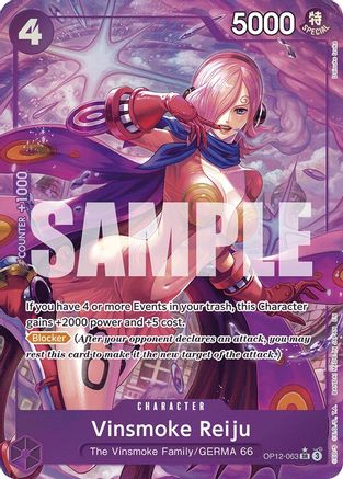 Legacy of the Master  OP12-063 Vinsmoke Reiju (Alternate Art) (OP12-063)  - Foil - Super Rare