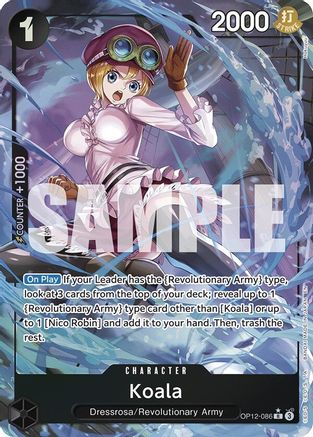 Legacy of the Master  OP12-086 Koala (086) (Alternate Art)  - Foil - Rare