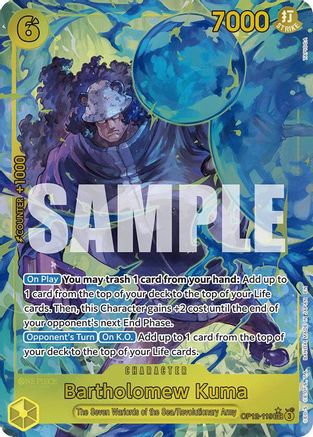 Legacy of the Master  OP12-119 Bartholomew Kuma (Alternate Art) (OP12-119)  - Foil - Secret Rare